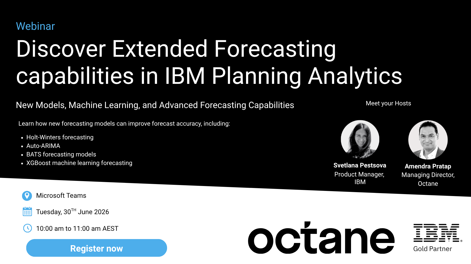 [Webinar] Discover Extended Forecasting Capabilities in IBM Planning Analytics