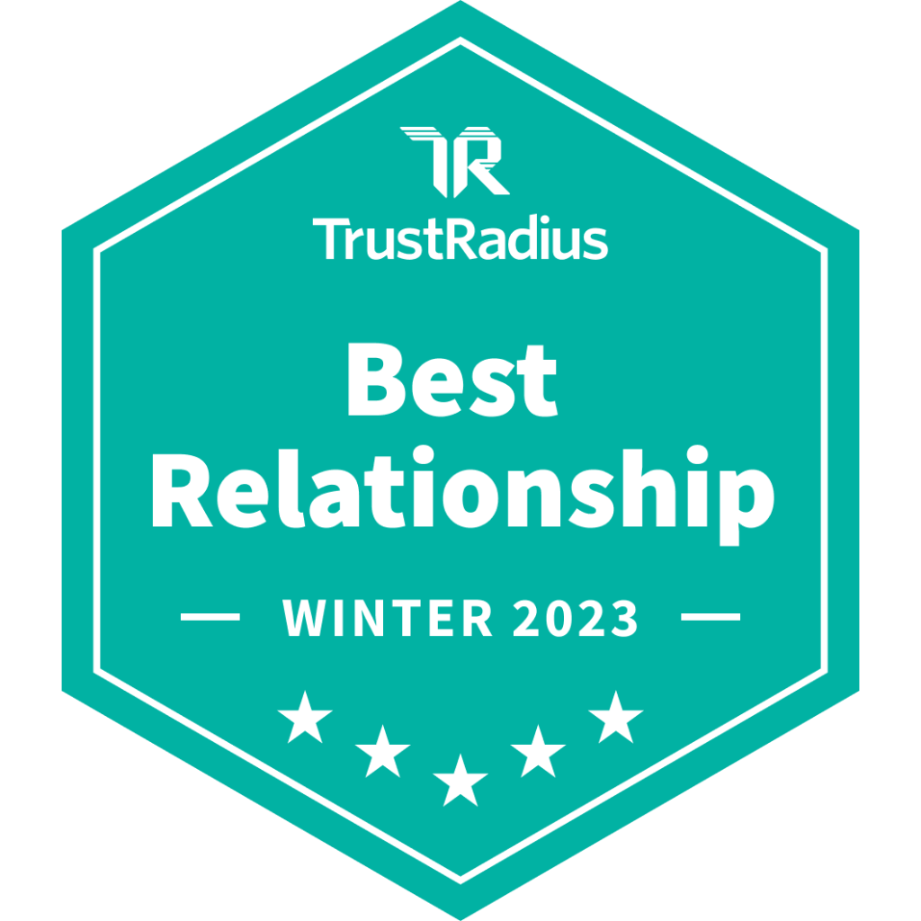 TrustRadius Best Relationship
